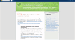 Desktop Screenshot of permafrost-foundations-e.blogspot.com