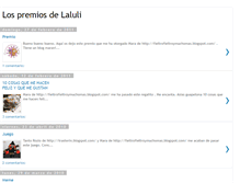 Tablet Screenshot of lalulipremios.blogspot.com