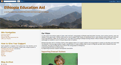 Desktop Screenshot of ethiopiaeducationaid.blogspot.com