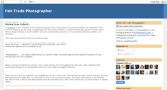 Desktop Screenshot of fairtradephotographer.blogspot.com