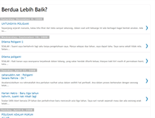 Tablet Screenshot of berdualebihbaik.blogspot.com