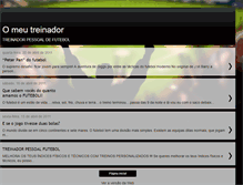 Tablet Screenshot of omeutreinador.blogspot.com