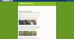 Desktop Screenshot of hierbasmedicinalesweb.blogspot.com