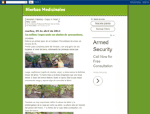 Tablet Screenshot of hierbasmedicinalesweb.blogspot.com
