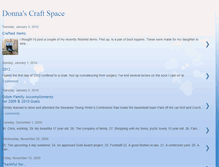 Tablet Screenshot of donnascraftspace.blogspot.com