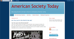 Desktop Screenshot of americansocietytoday.blogspot.com