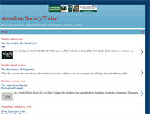 Tablet Screenshot of americansocietytoday.blogspot.com