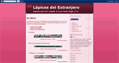 Desktop Screenshot of lapicesextranjeros.blogspot.com