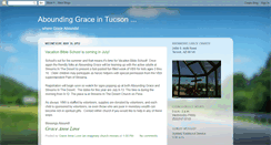 Desktop Screenshot of aboundinggracetucson.blogspot.com