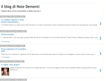 Tablet Screenshot of notedementi.blogspot.com