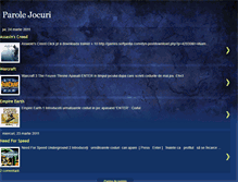 Tablet Screenshot of parole-jocuri-all.blogspot.com