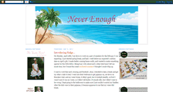 Desktop Screenshot of never-e-nuff.blogspot.com