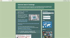 Desktop Screenshot of internetsearchchallenge.blogspot.com