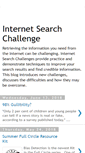 Mobile Screenshot of internetsearchchallenge.blogspot.com