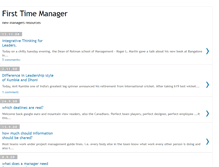 Tablet Screenshot of firsttimemanager.blogspot.com