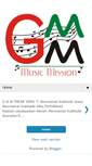 Mobile Screenshot of gospelmusicmission-gmm.blogspot.com