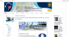 Desktop Screenshot of engenhariacivildauesc.blogspot.com