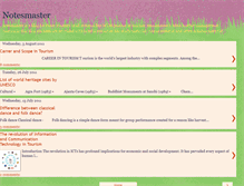 Tablet Screenshot of notes-master.blogspot.com