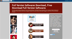 Desktop Screenshot of fullsoftwarez.blogspot.com