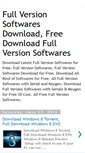 Mobile Screenshot of fullsoftwarez.blogspot.com