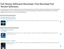 Tablet Screenshot of fullsoftwarez.blogspot.com