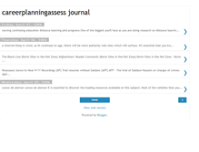 Tablet Screenshot of careerplanningassess.blogspot.com