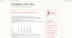 Desktop Screenshot of cookies-and-tea.blogspot.com