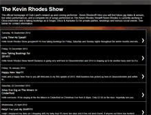 Tablet Screenshot of kevinrhodesshow.blogspot.com