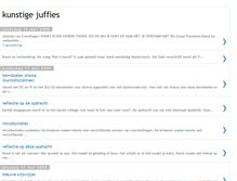 Tablet Screenshot of kunstigejuffies.blogspot.com