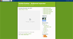 Desktop Screenshot of hrithikroshanfans.blogspot.com