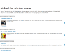 Tablet Screenshot of michaelthereluctantrunner.blogspot.com