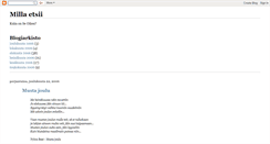 Desktop Screenshot of millaetsii.blogspot.com