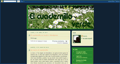 Desktop Screenshot of elcuadernilloverde.blogspot.com