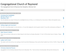 Tablet Screenshot of congregationalchurchofraymond.blogspot.com