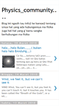 Mobile Screenshot of physics-community.blogspot.com