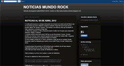 Desktop Screenshot of noticiasmundorockheavy.blogspot.com