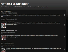 Tablet Screenshot of noticiasmundorockheavy.blogspot.com