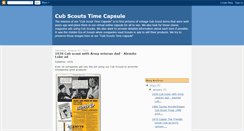 Desktop Screenshot of cubscoutstimecapsule.blogspot.com