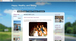 Desktop Screenshot of happyhealthystrong.blogspot.com