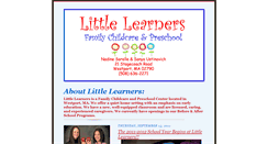 Desktop Screenshot of littlelearnersprogram.blogspot.com