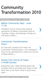 Mobile Screenshot of communitytransformation2010.blogspot.com