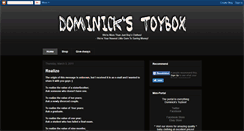 Desktop Screenshot of dominickstoybox.blogspot.com