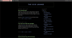 Desktop Screenshot of ccie-lounge.blogspot.com