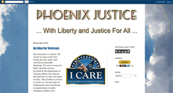 Desktop Screenshot of phoenixjustice.blogspot.com