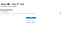 Tablet Screenshot of garagiste.blogspot.com