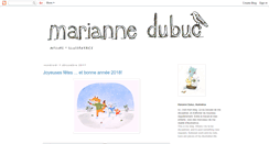 Desktop Screenshot of mariannedubuc.blogspot.com