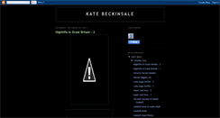 Desktop Screenshot of hotkatebeckinsele.blogspot.com