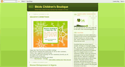 Desktop Screenshot of bkidsclothing.blogspot.com