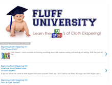 Tablet Screenshot of fluffuniversity.blogspot.com