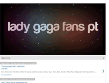 Tablet Screenshot of ladygaga-fans-pt.blogspot.com